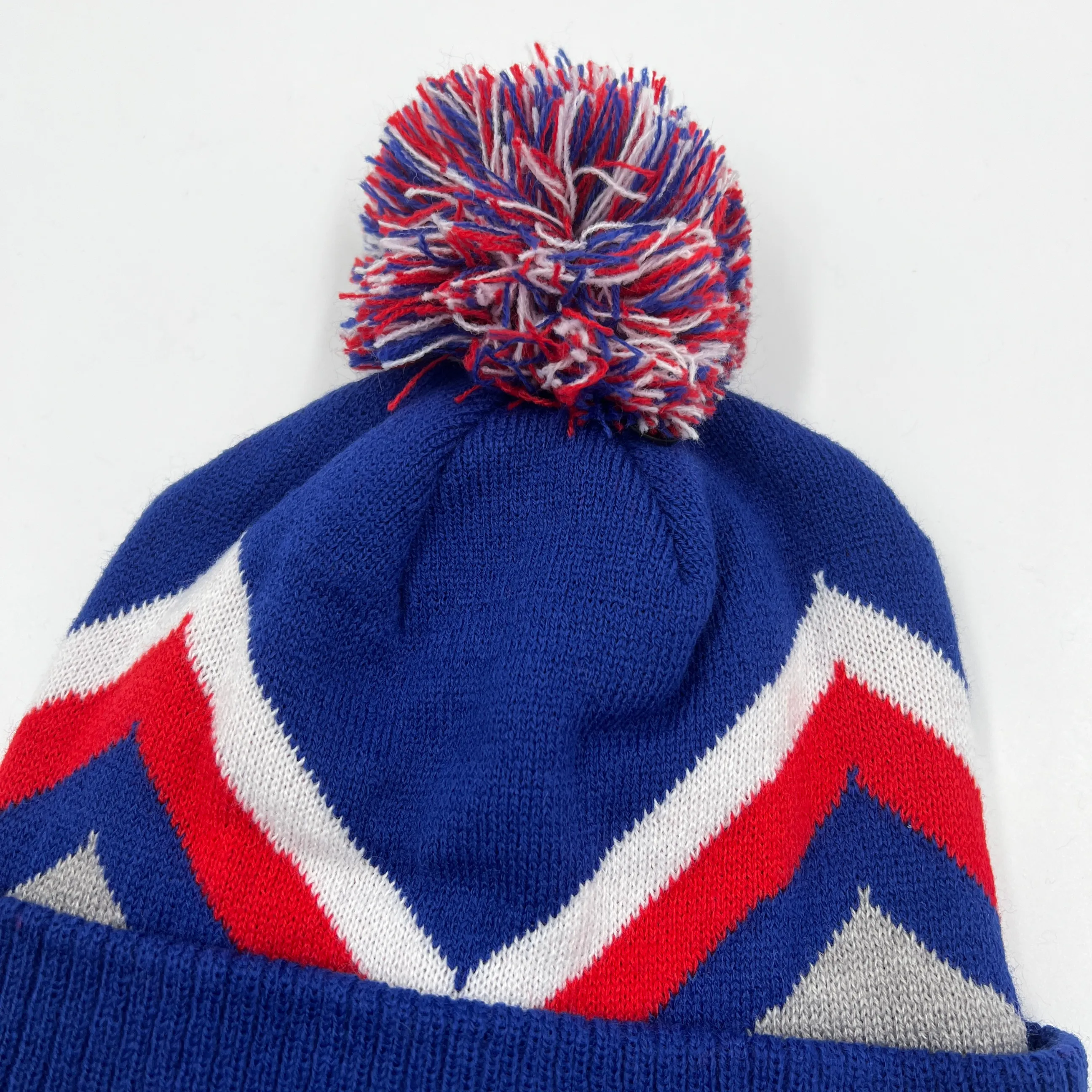 New Era Buffalo Bills Zig Zag Knit Winter Pom Pom Hat