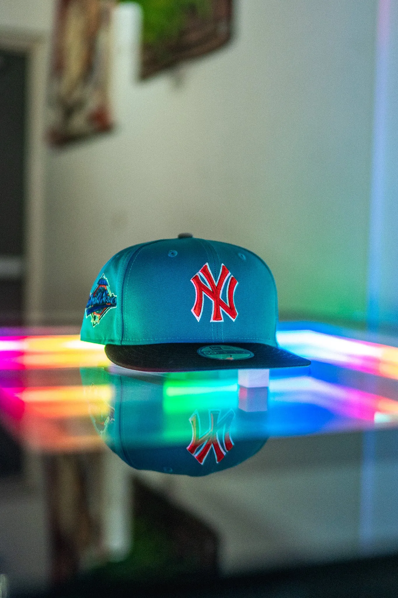 New Era New York Yankees 1996 World Series Cement UV (Aqua/Black)