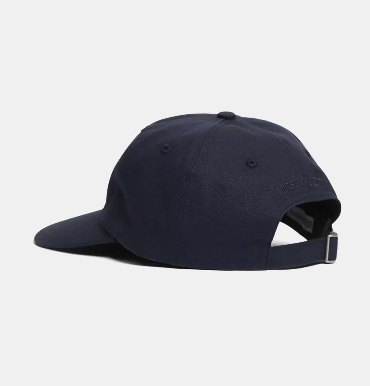 Norse Projects Felt N Twill Sports Cap in Dark Navy