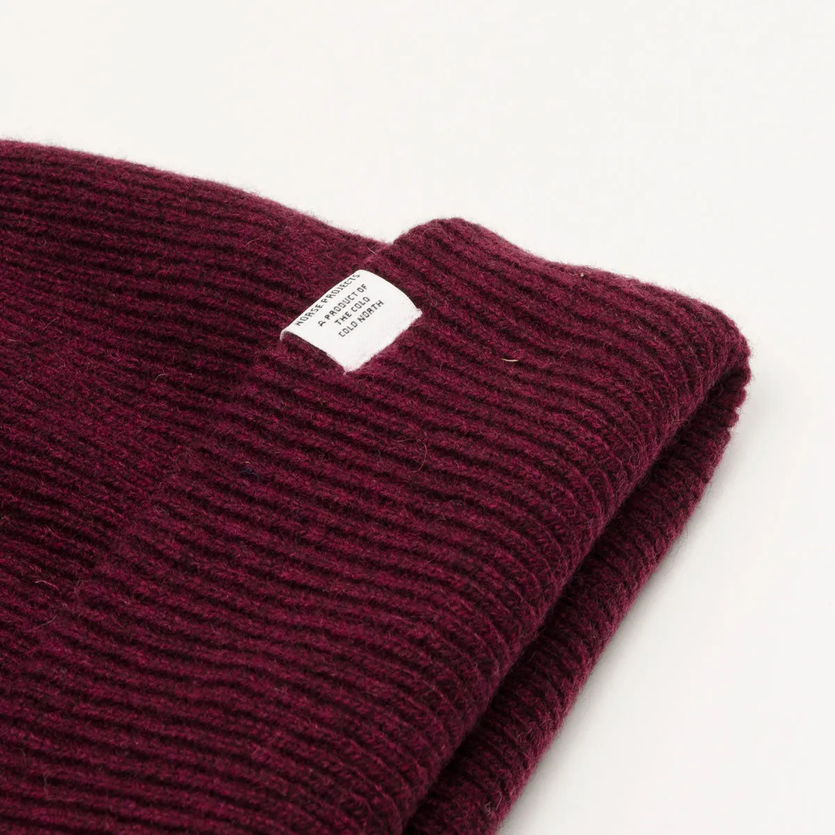 Norse Projects - Norse Beanie - Burgundy