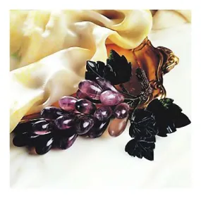 Pair Of Amethyst Grapes