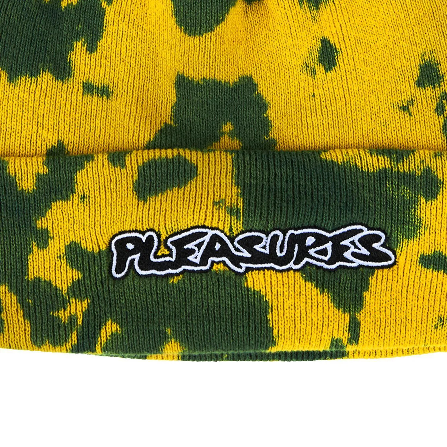 PLEASURES BACKBONE DYED BEANIE