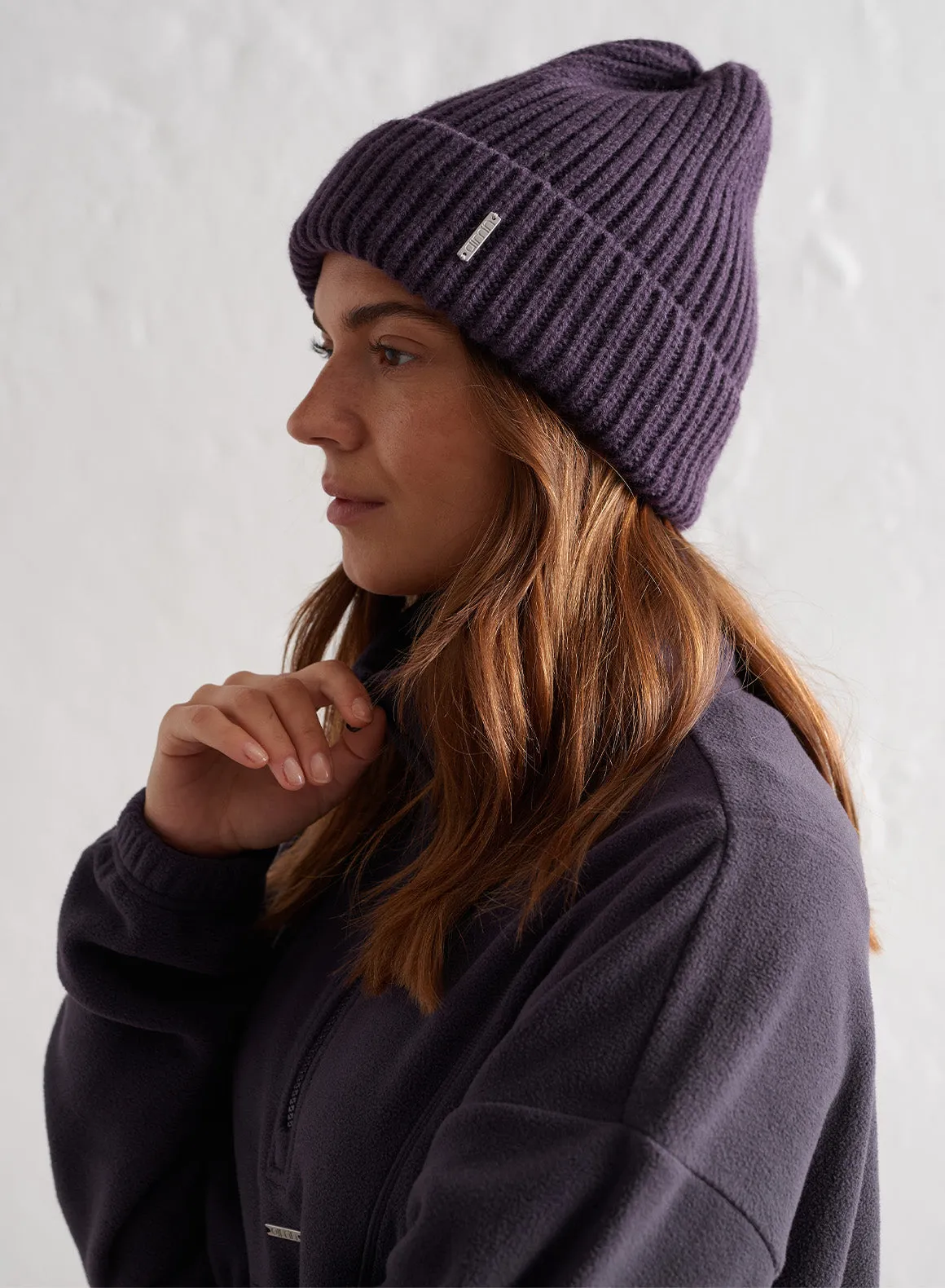 Plum Chunky Beanie