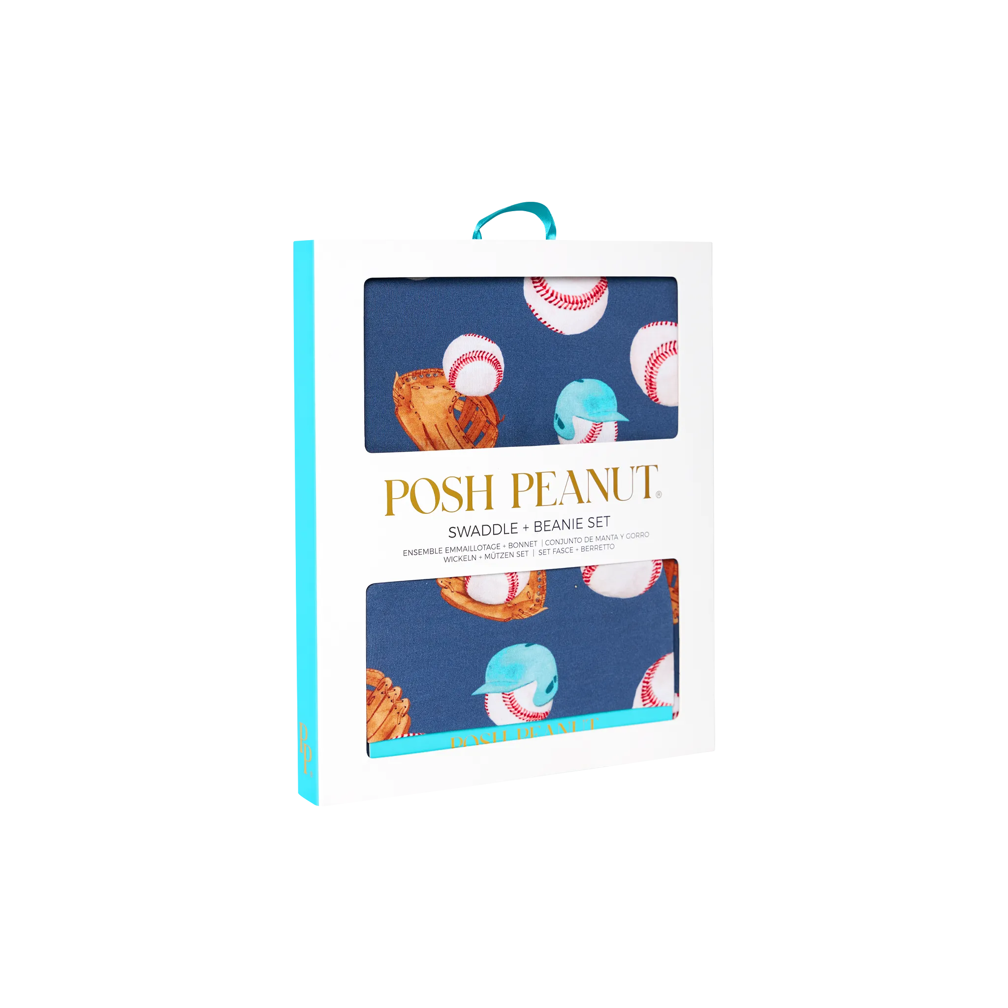 Posh Peanut Homer Swaddle and Beanie Set