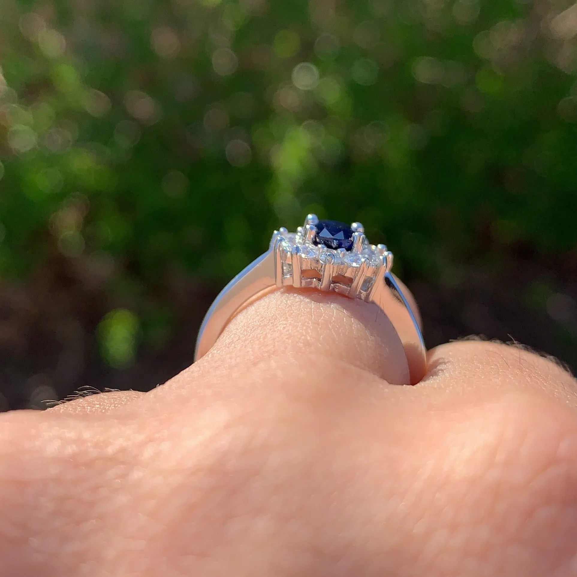 PRINCESS DIANA BLUE SAPPHIRE RING