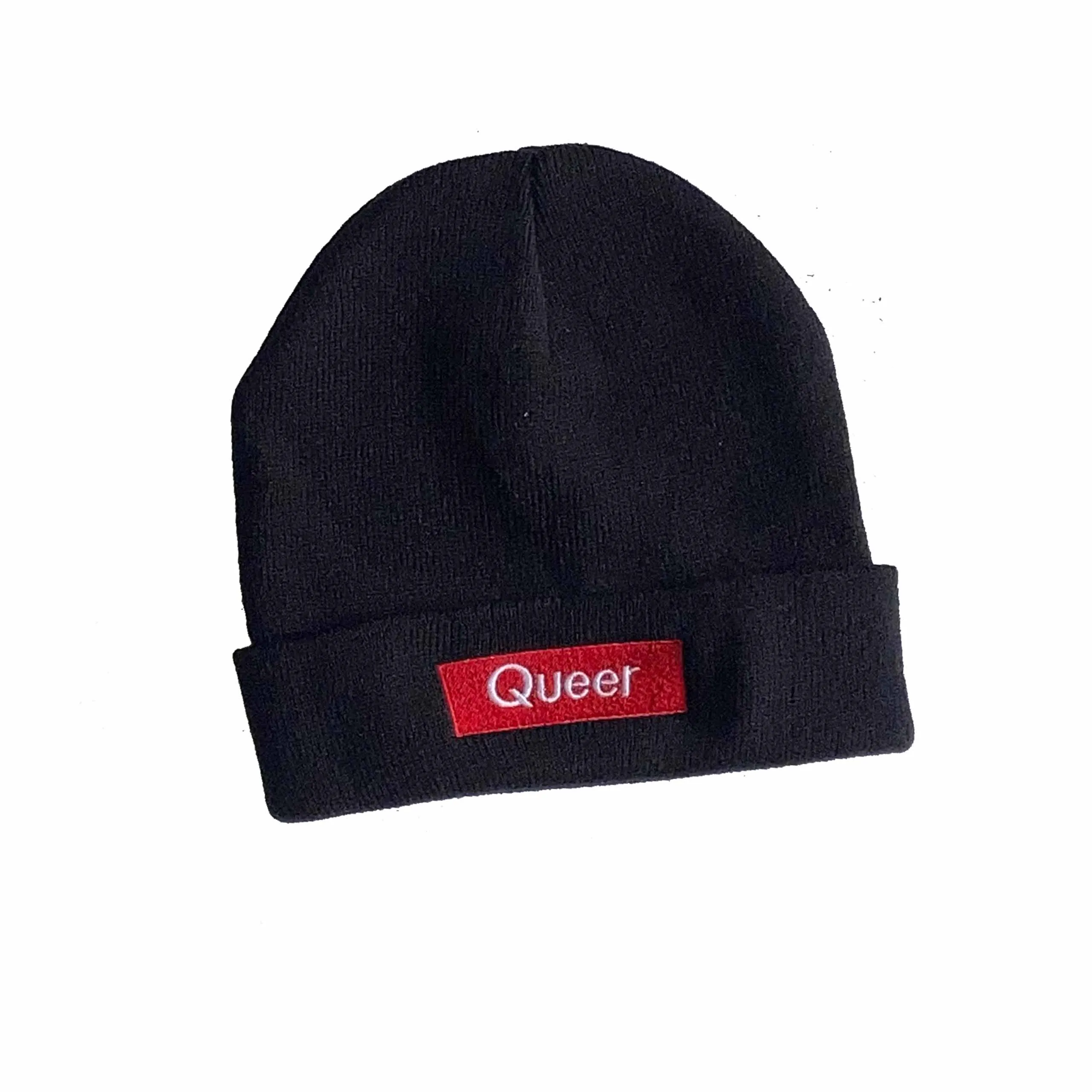 Queer Knit Cuff Beanie supporting The Trevor Project