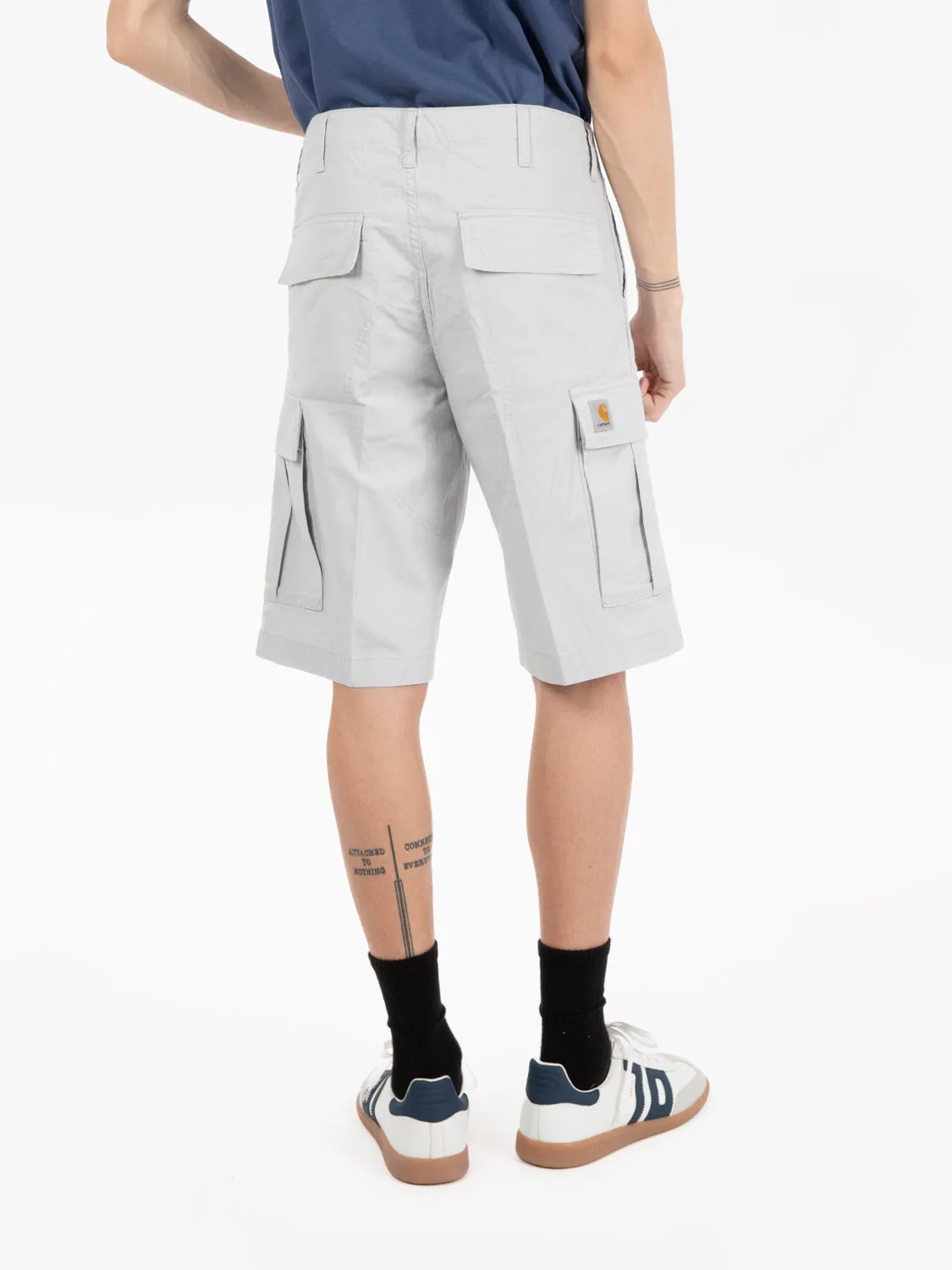 Regular cargo short sonic silver