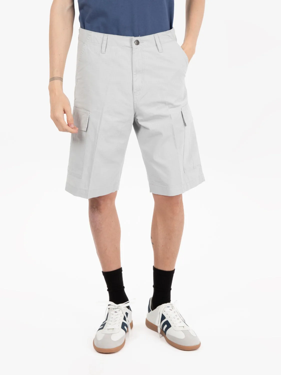 Regular cargo short sonic silver