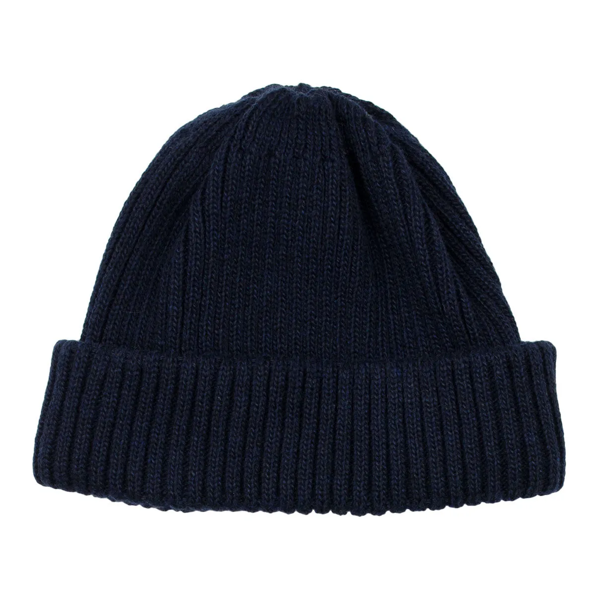 RoToTo - Recycle W/PL 2x2 Beanie - Navy