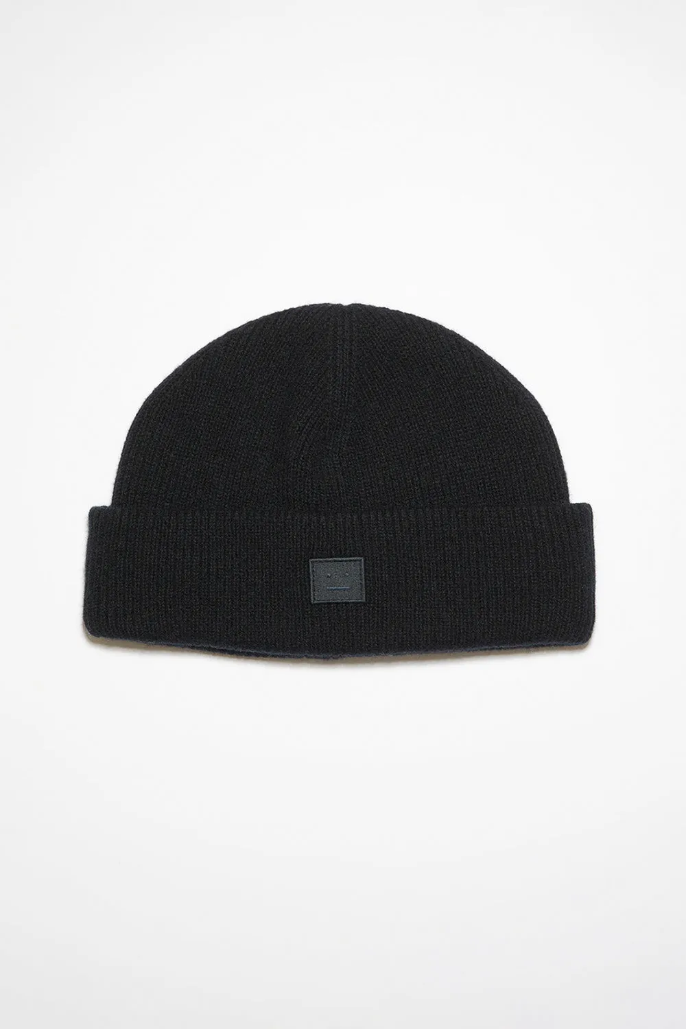 Small Ribbed Beanie Black