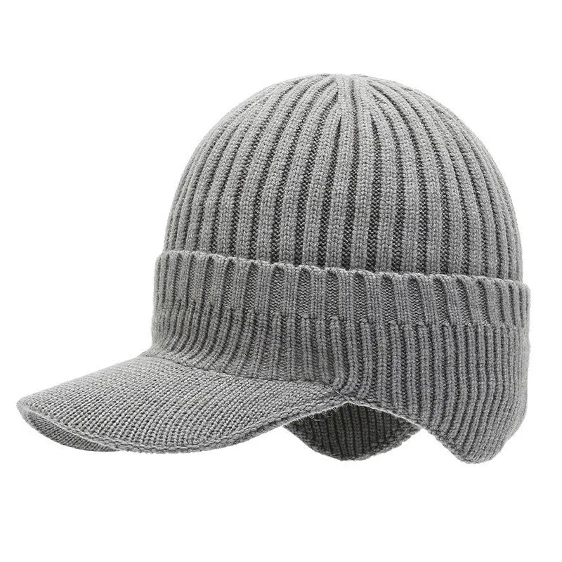 Solid Color Bonnet Beanie (with/without brim)