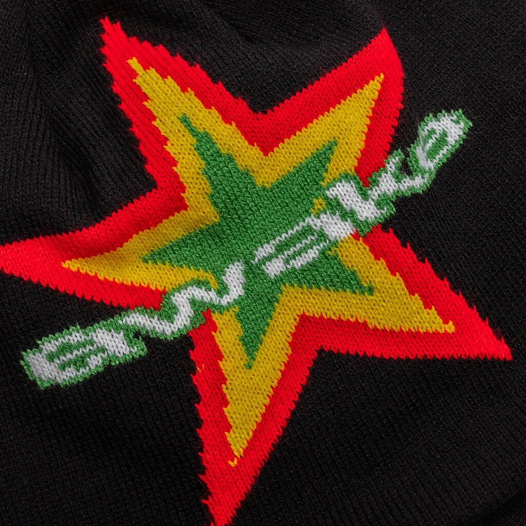 Sure! Here’s an optimized title for the “Star Logo Beanie - Black” that includes modifiers:

“Stylish Black Beanie with Star Logo - Perfect for Warmth and Fashion”