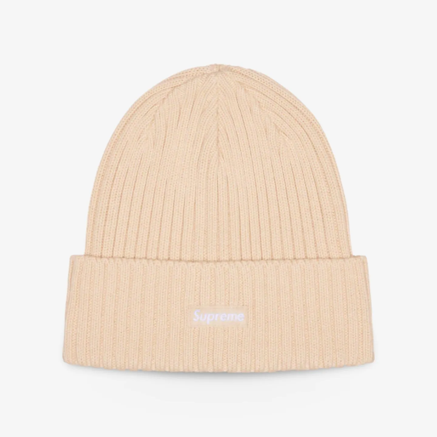 Supreme Beanie 'Overdyed' Light Tan SS24