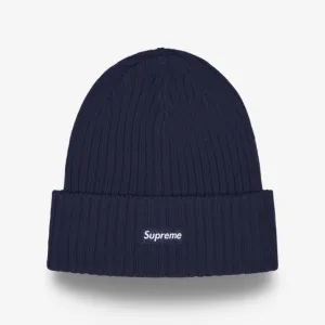 Supreme Beanie 'Overdyed' Navy SS24