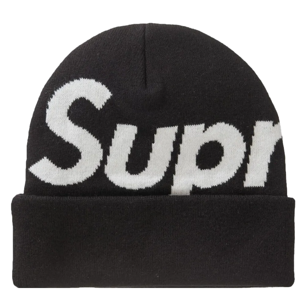 Supreme Big Logo Beanie Beanie (FW23) Black