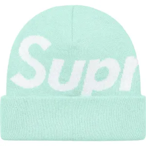 Supreme Big Logo Beanie (Turqiouse)