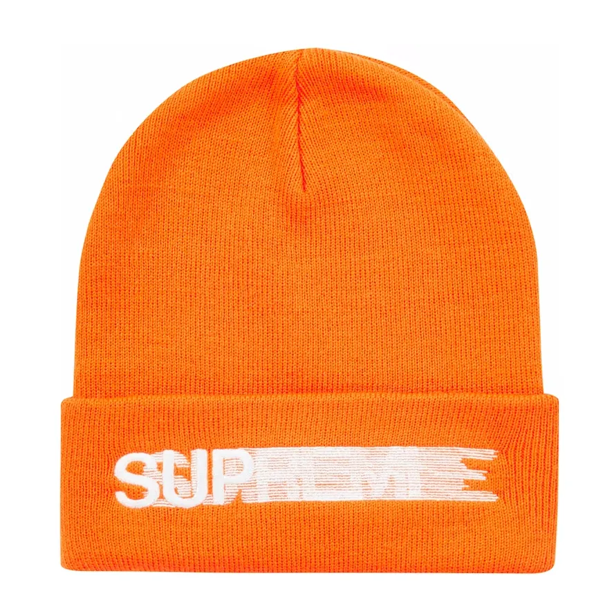 Supreme Motion Logo Beanie (SS23) Orange