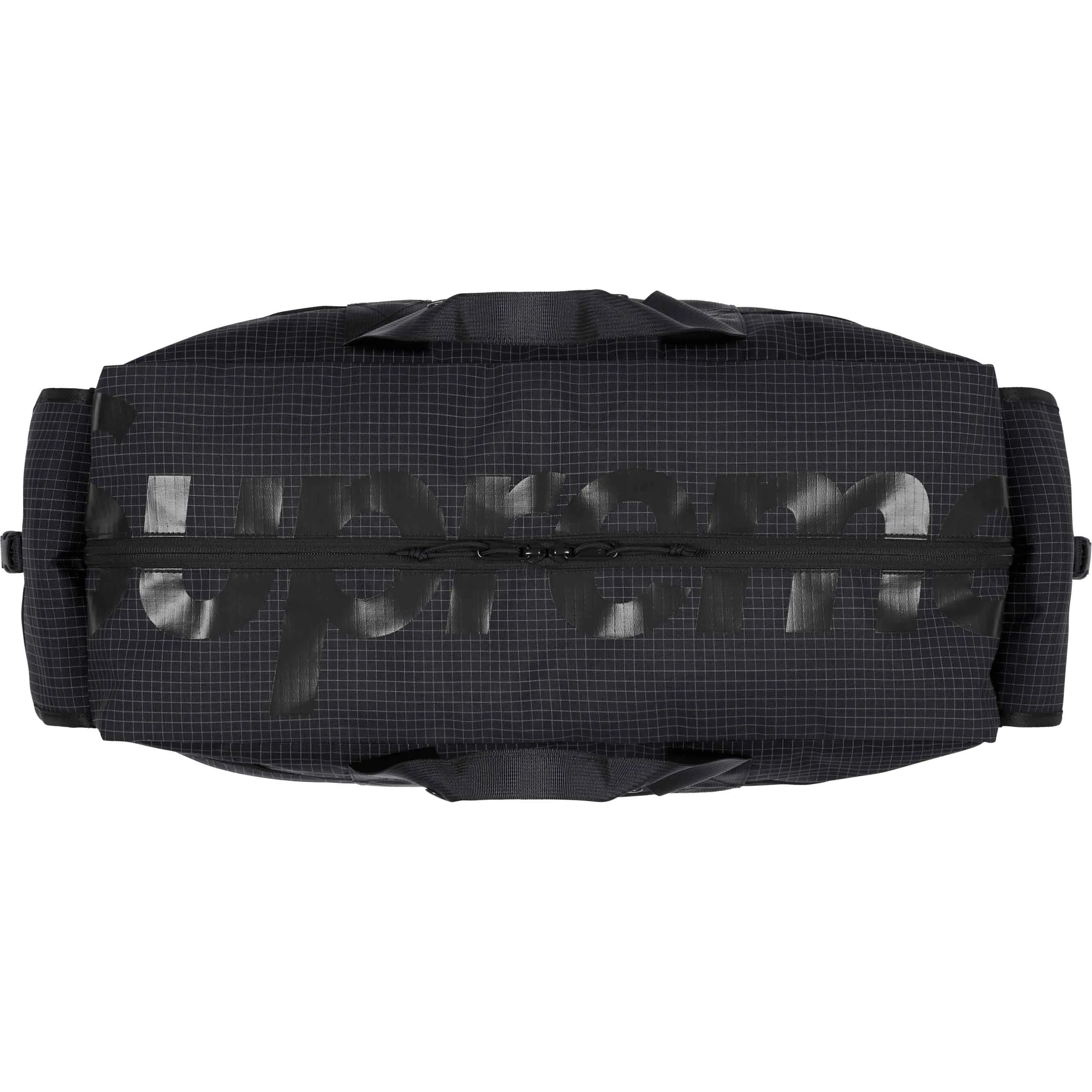 Supreme Reflective Duffle Bag Black 44L