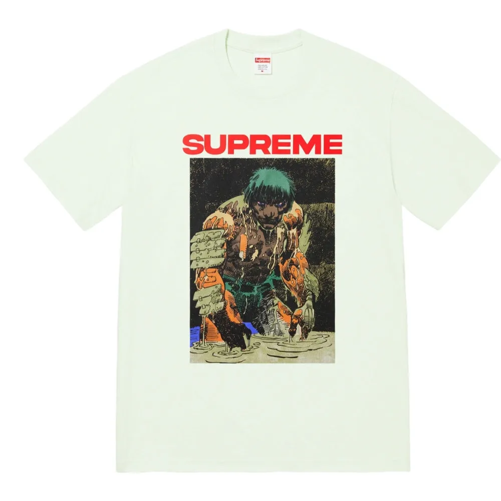 SUPREME RONIN TEE-PALE GREEN