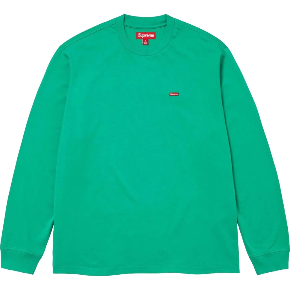 SUPREME SMALL BOX L/S TEE-GREEN