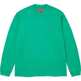 SUPREME SMALL BOX L/S TEE-GREEN