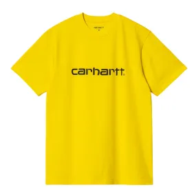 T-shirt Carhartt WIP S/S Script Giallo