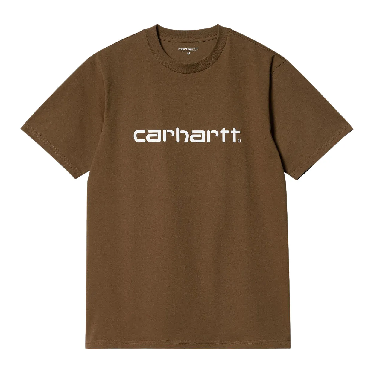 T-shirt Carhartt WIP S/S Script Marrone