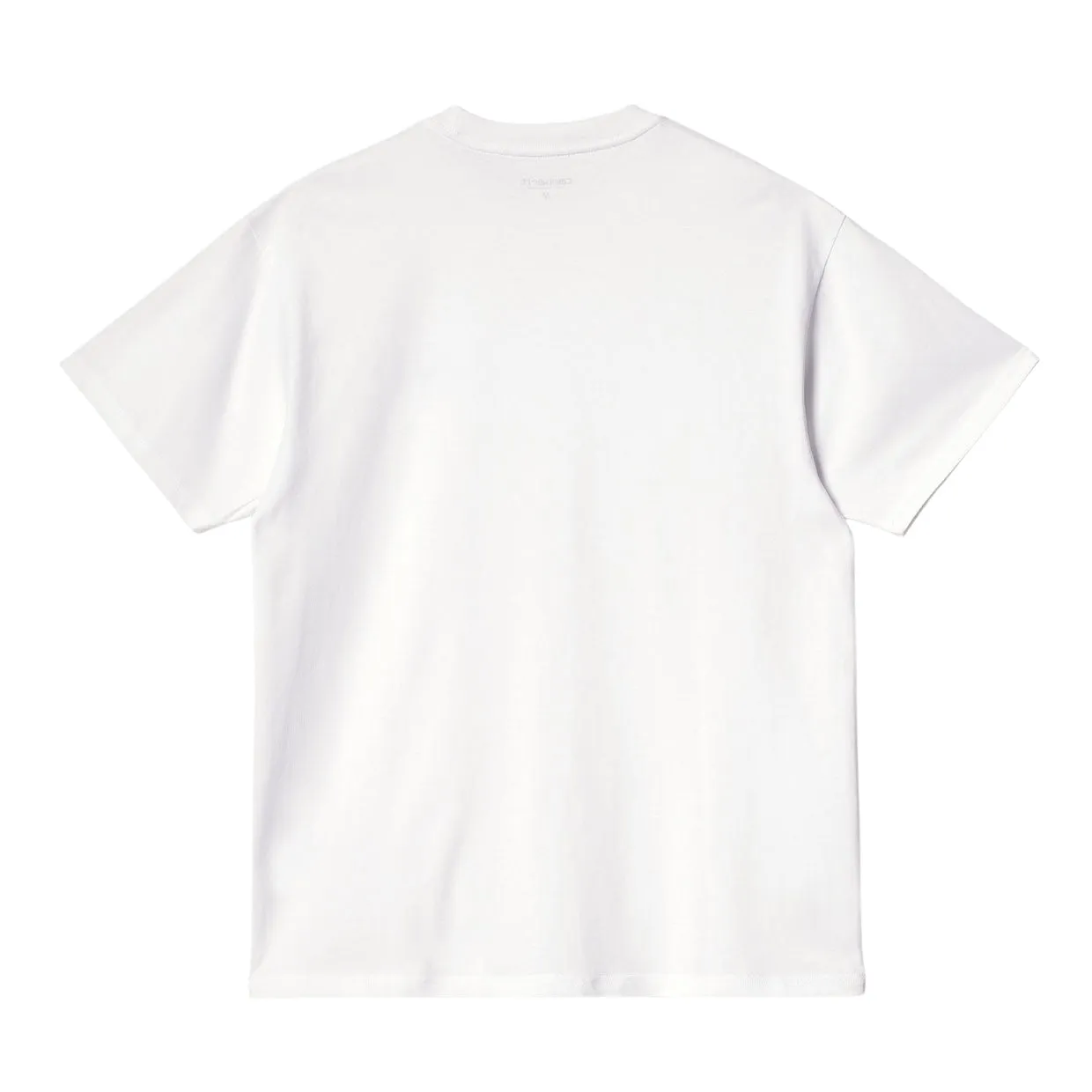 T-shirt Uomo Carhartt WIP S/S American Script Bianco