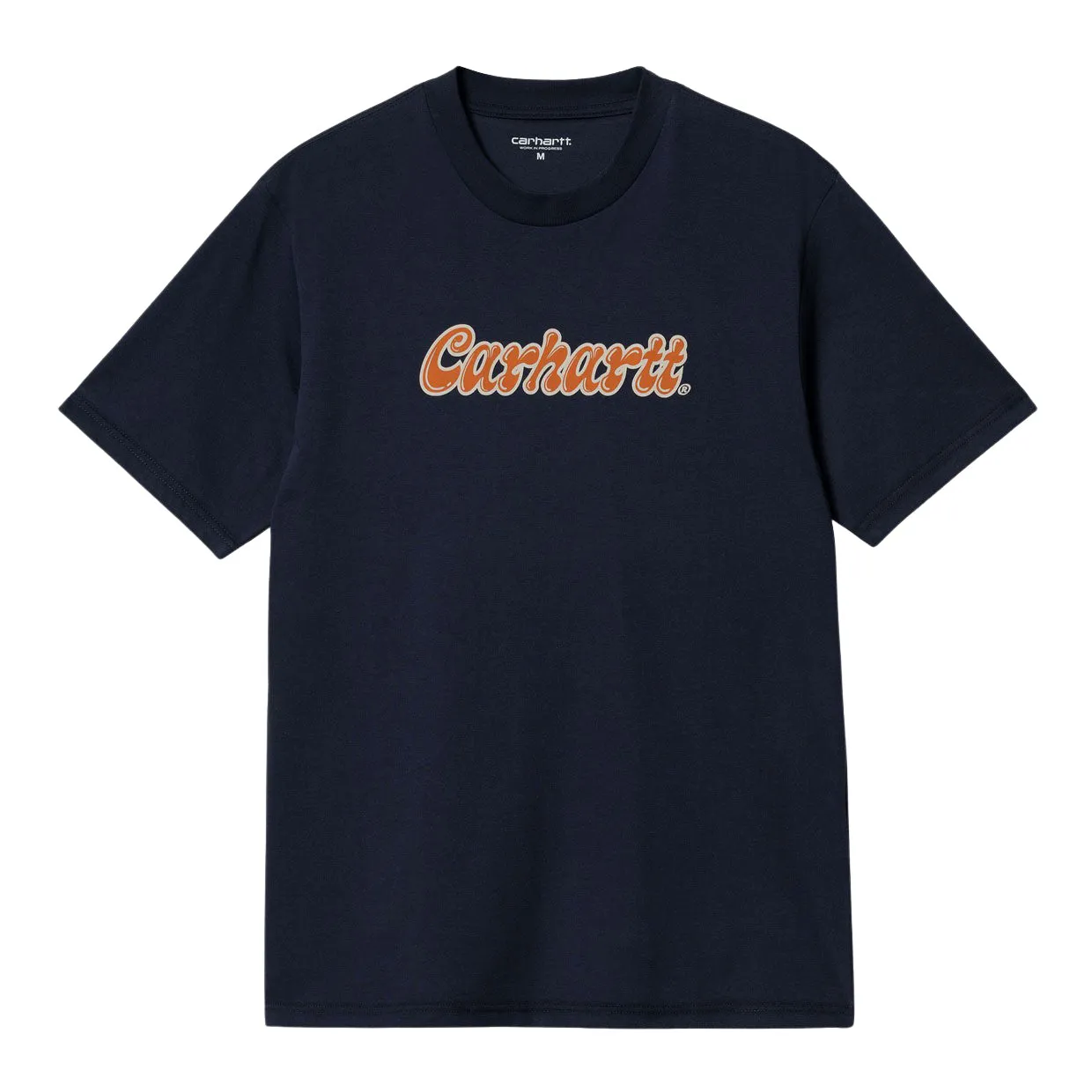 T-shirt Uomo Carhartt WIP S/S Liquid Script Blu