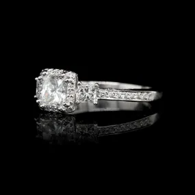 Tacori 18K White Gold Estate Diamond Engagement Ring