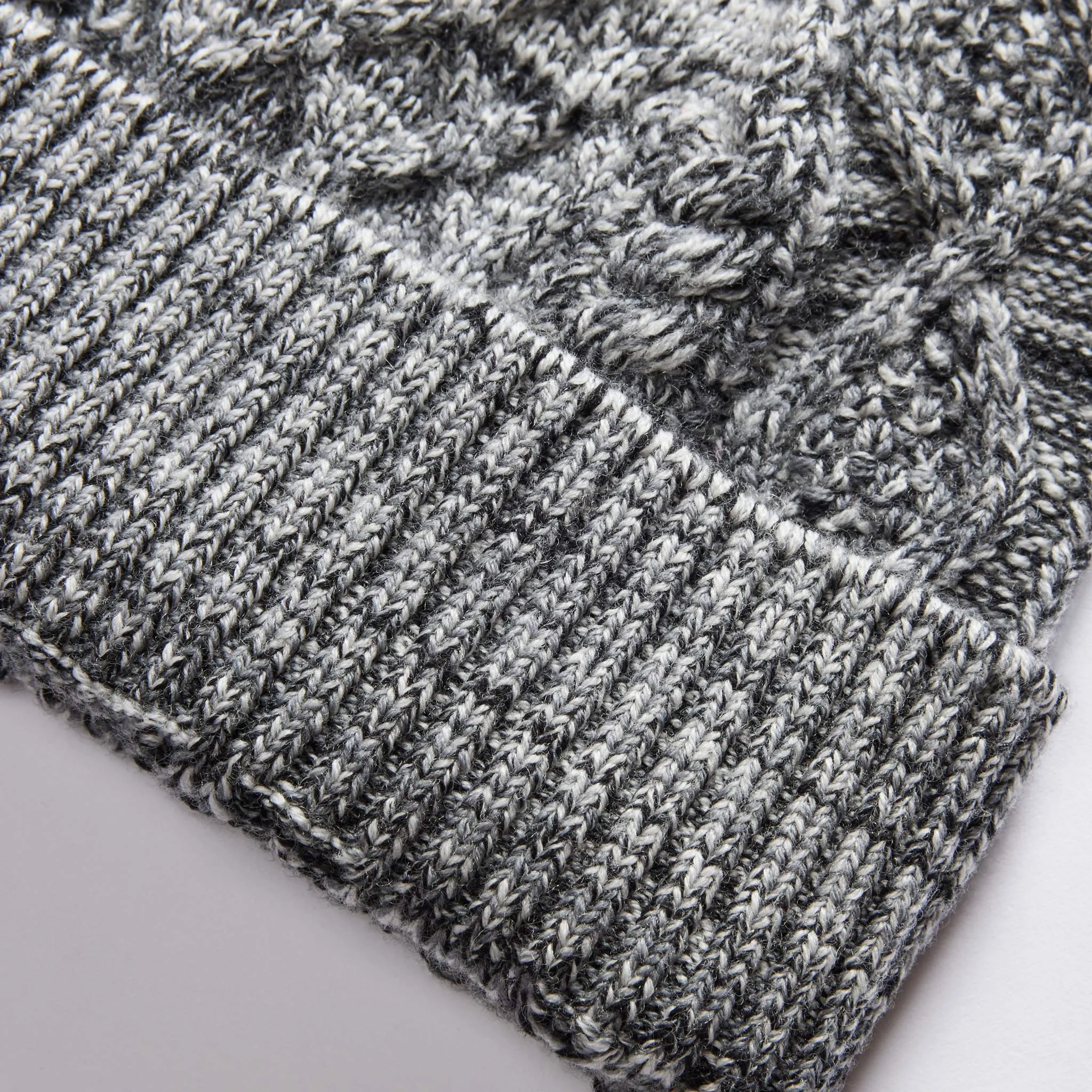 The Orr Beanie in Marled Coal