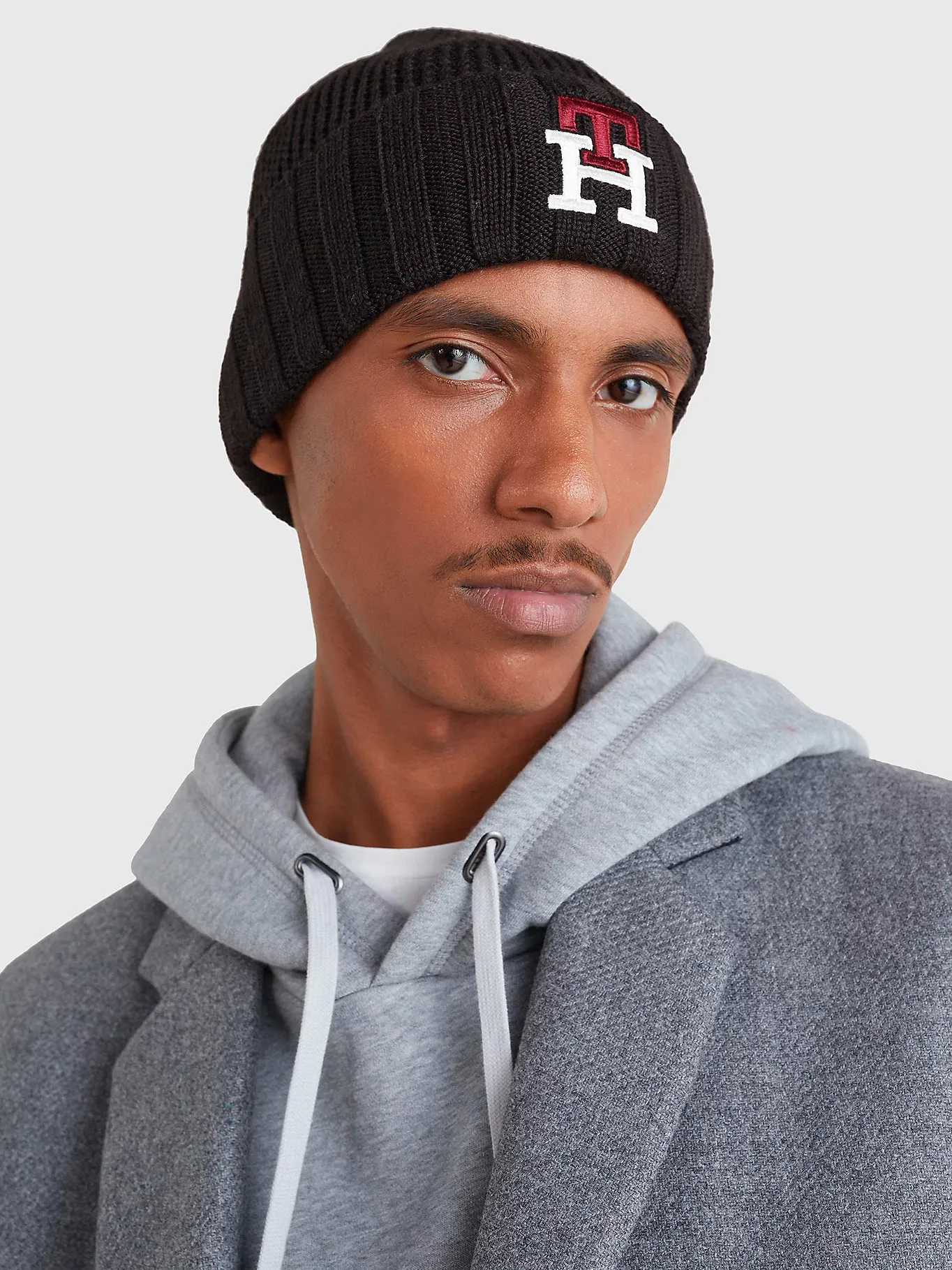 Tommy Hilfiger Mens 'TH Prep' Mono Beanie Hat