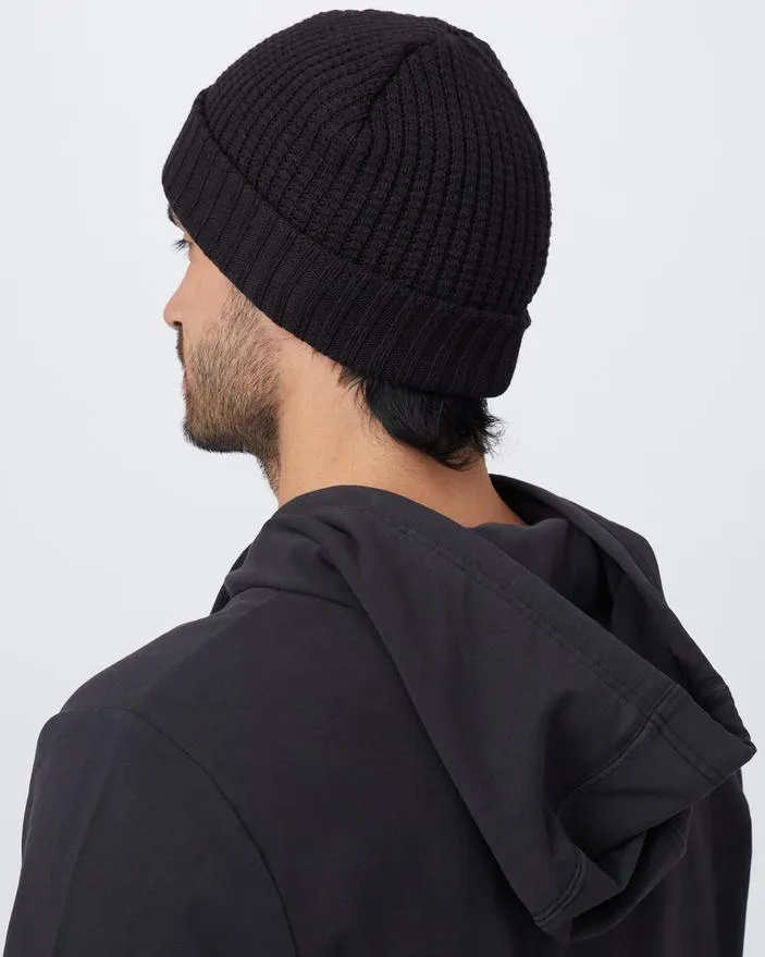 Unisex Cork Patch Beanie - 100% Organic Cotton