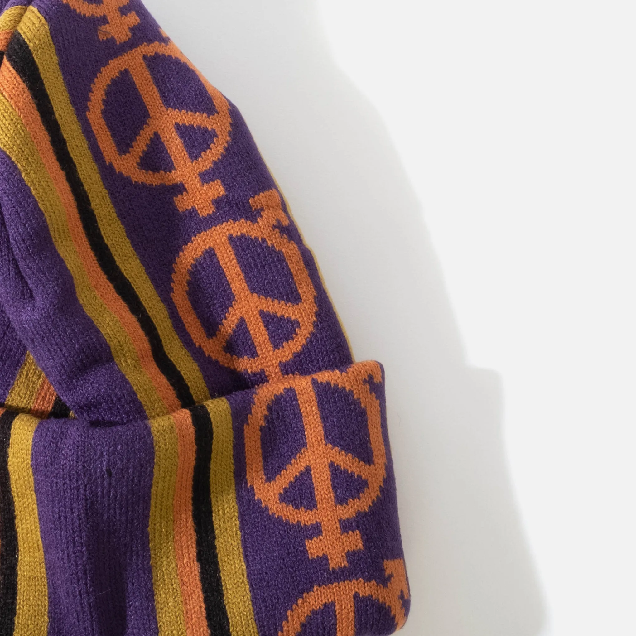 Vert Stripe Beanie - Purple