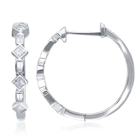 White Gold Diamond Legendary Earrings