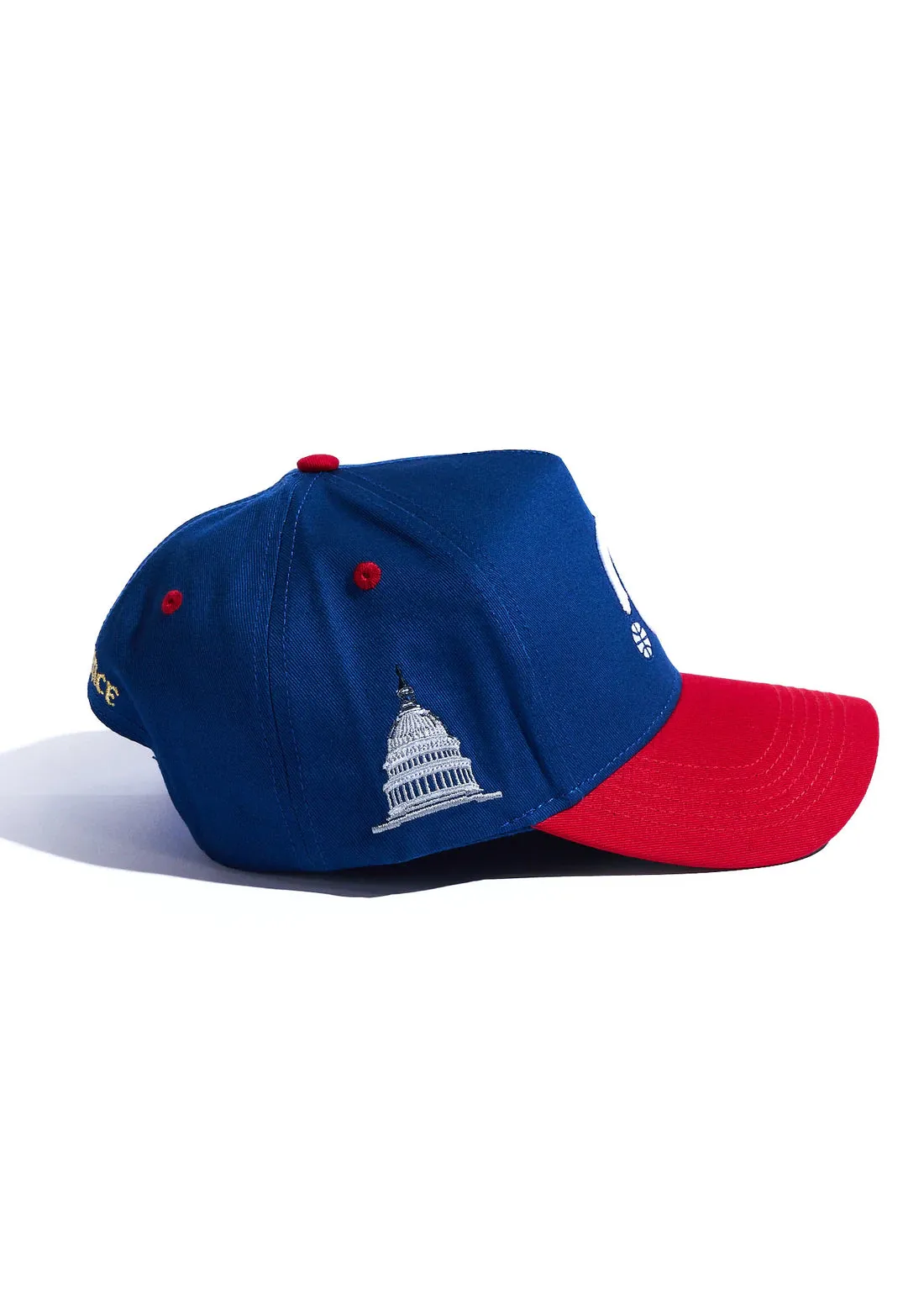 Optimized WIZTIONALS Navy/Red Baseball Cap with Adjustable Strap - Stylish and Comfortable Headwear