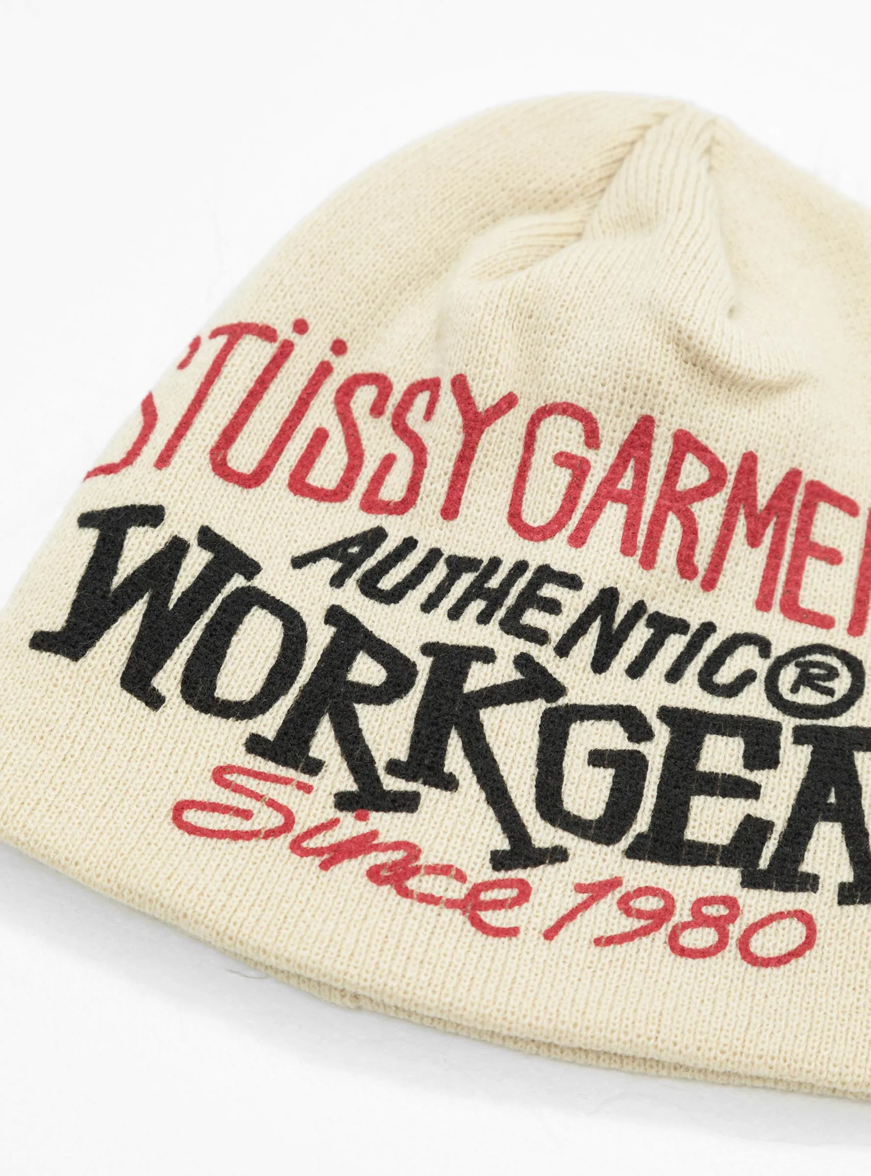 Workgear Print Beanie Bone