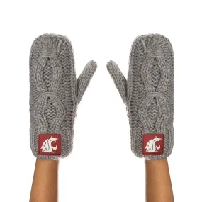 ZooZatz Grey knit mittens