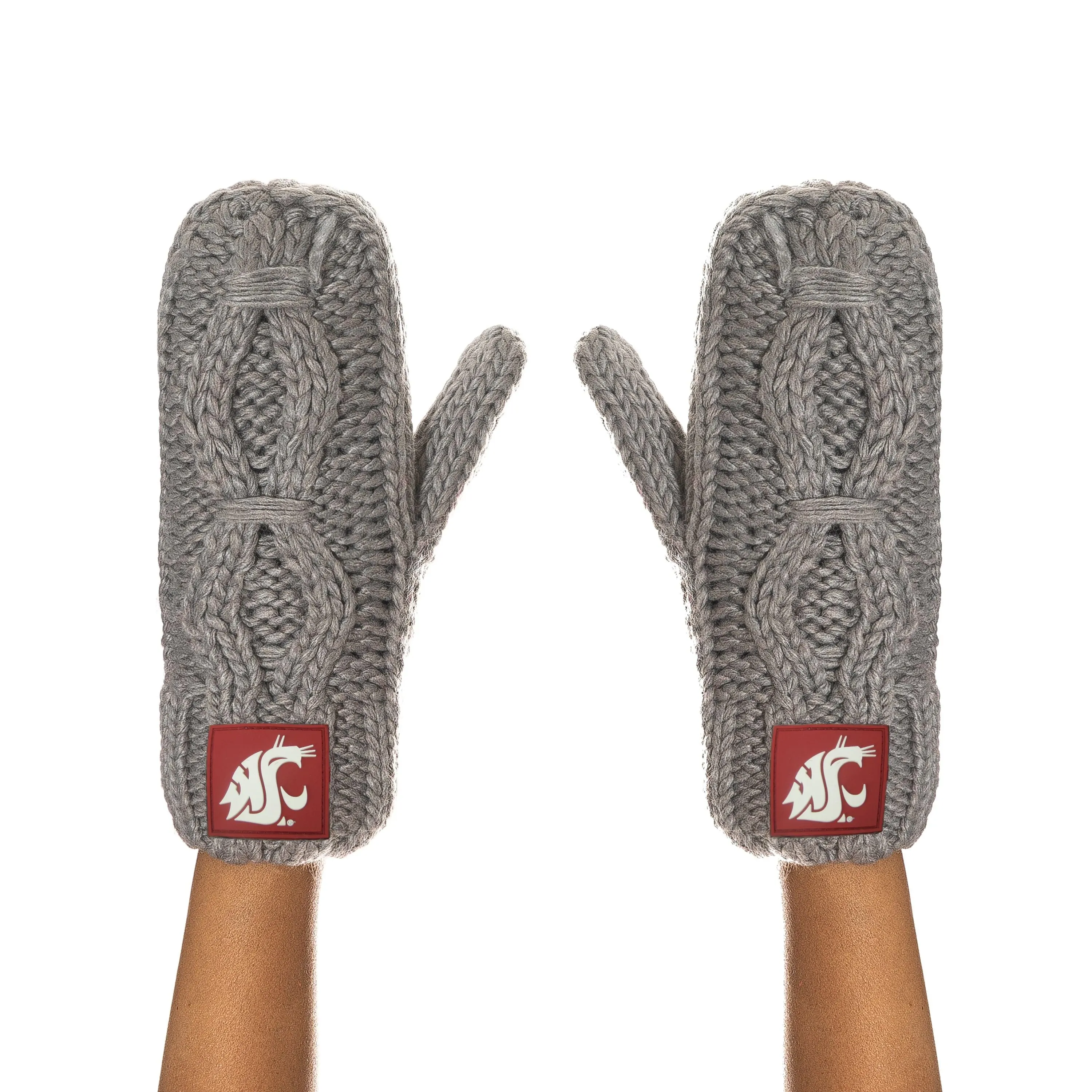 ZooZatz Grey knit mittens